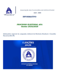 ELEIÇÕES: 2ª CAMPANHA ELEITORAL DE E CF