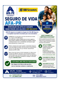 SEGURO DE VIDA *RENOVAÇÃO